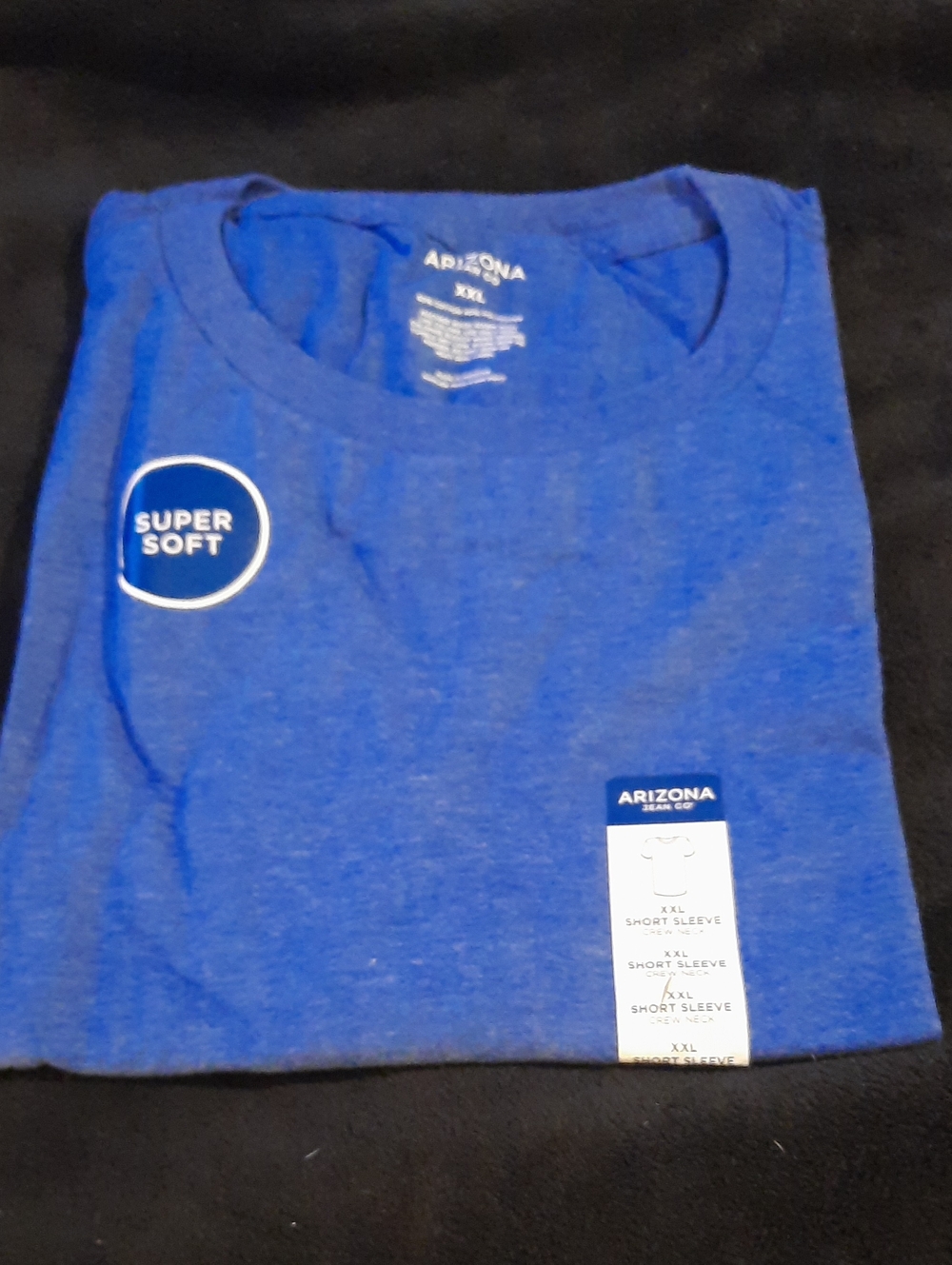 Arizona Jean Company Royal Blue Super Soft Short Sleeve Tee
